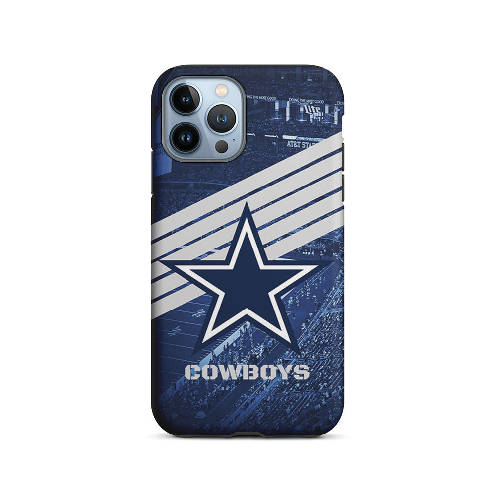 NFL Dallas Cowboys All Blue Stadium iPhone 15 Pro Case