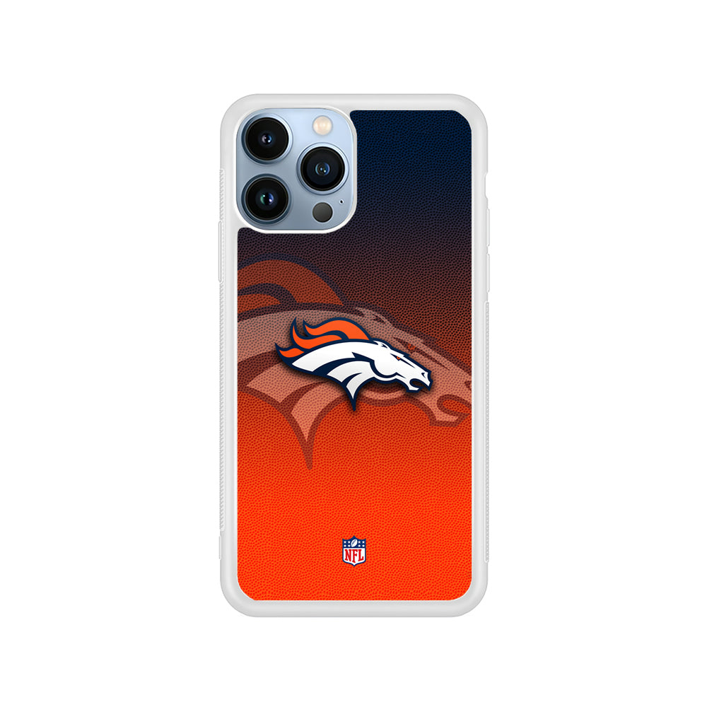 NFL Denver Broncos Gradation Color iPhone 15 Pro Case