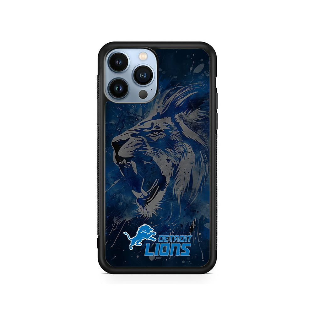 NFL Detroit Lions Roar iPhone 15 Pro Case