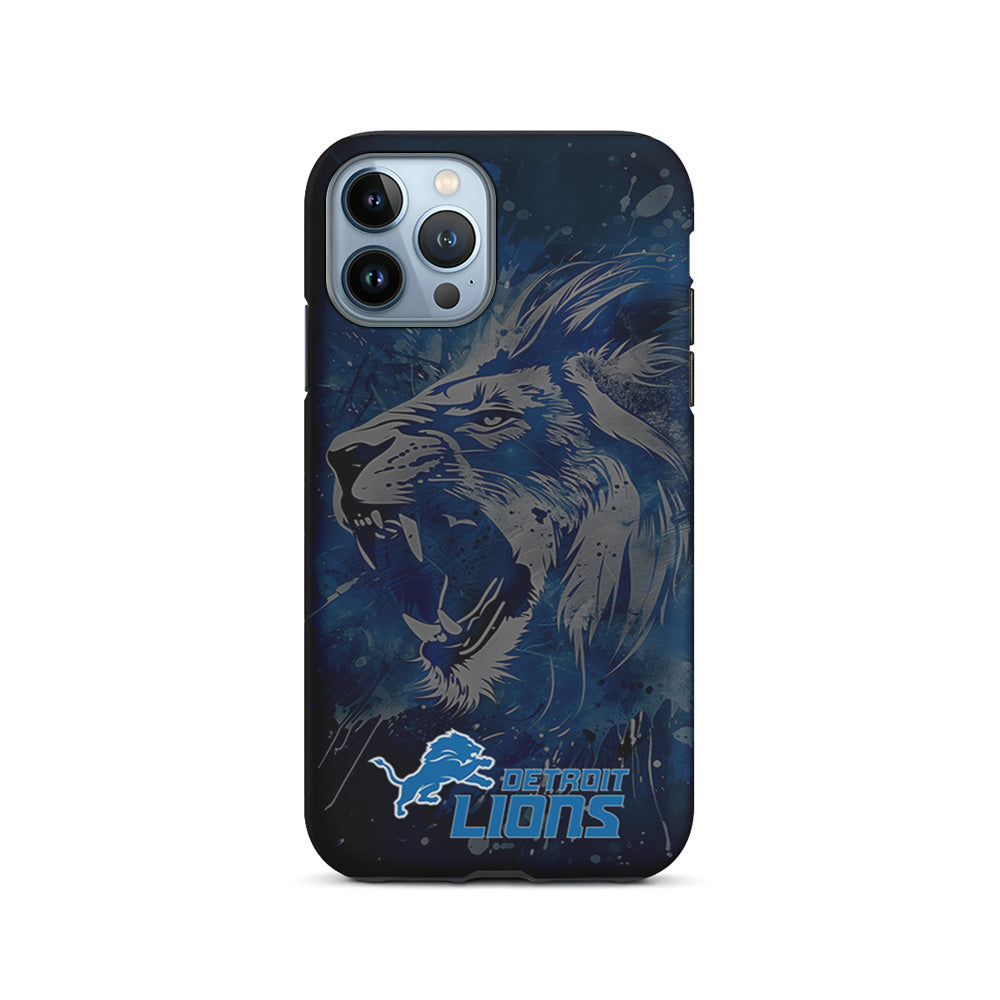 NFL Detroit Lions Roar iPhone 15 Pro Case