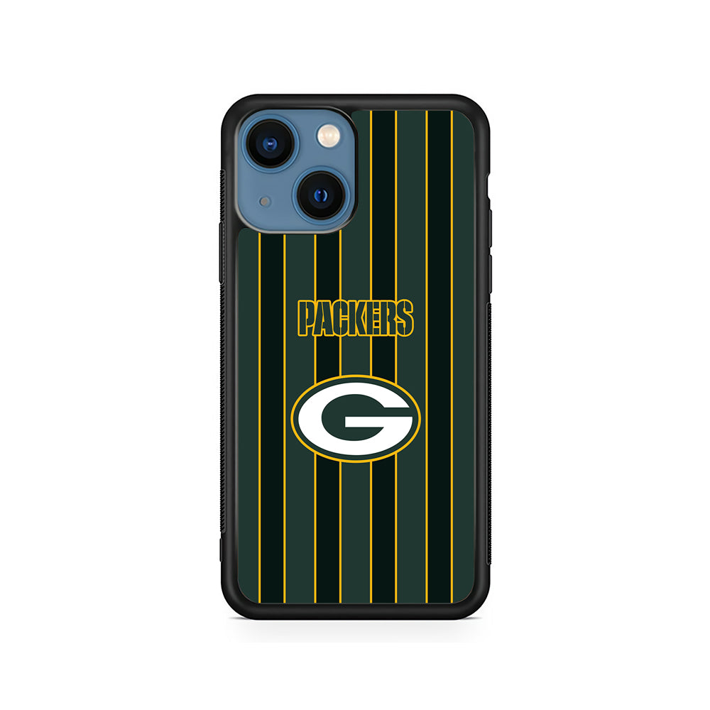 NFL Green Bay Packers Yellow Line iPhone 15 Plus Case