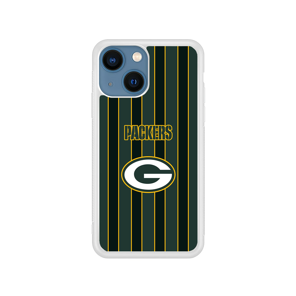 NFL Green Bay Packers Yellow Line iPhone 15 Plus Case