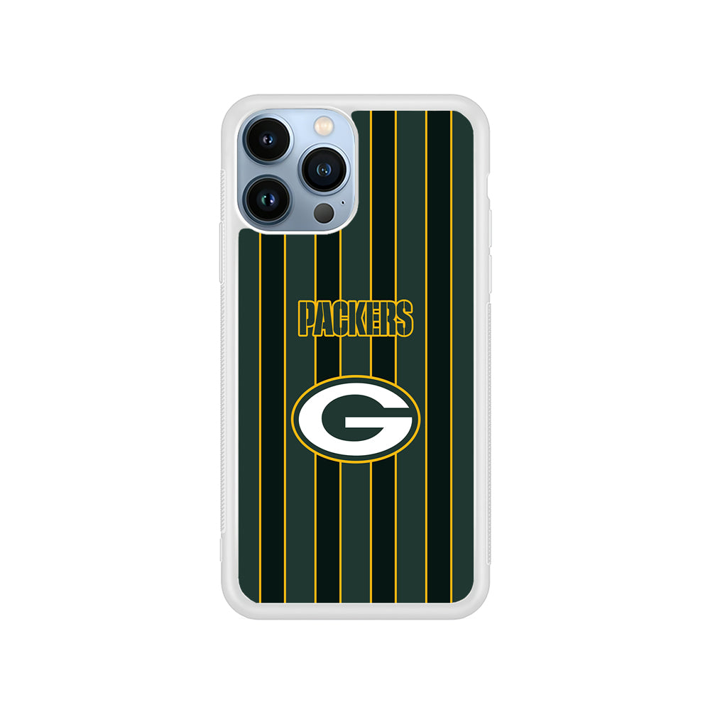 NFL Green Bay Packers Yellow Line iPhone 15 Pro Case