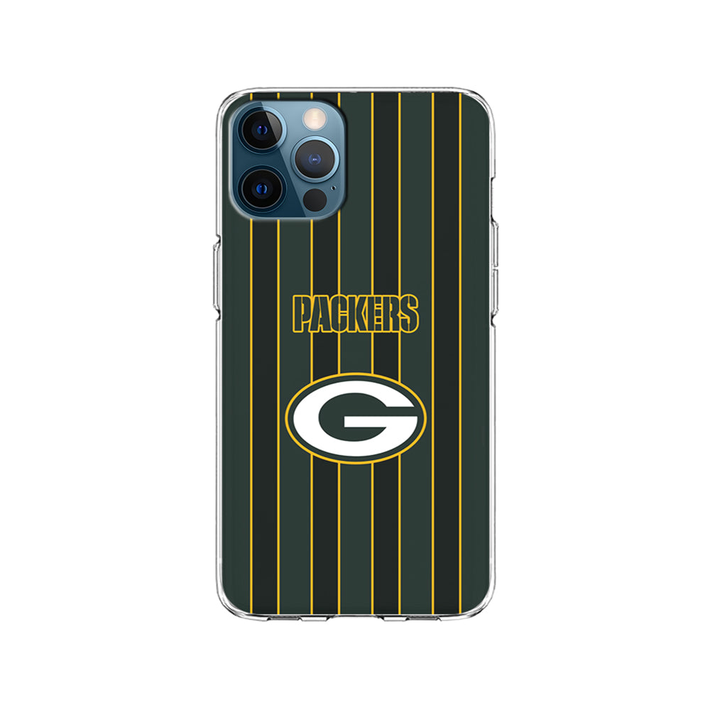 NFL Green Bay Packers Yellow Line iPhone 15 Pro Case