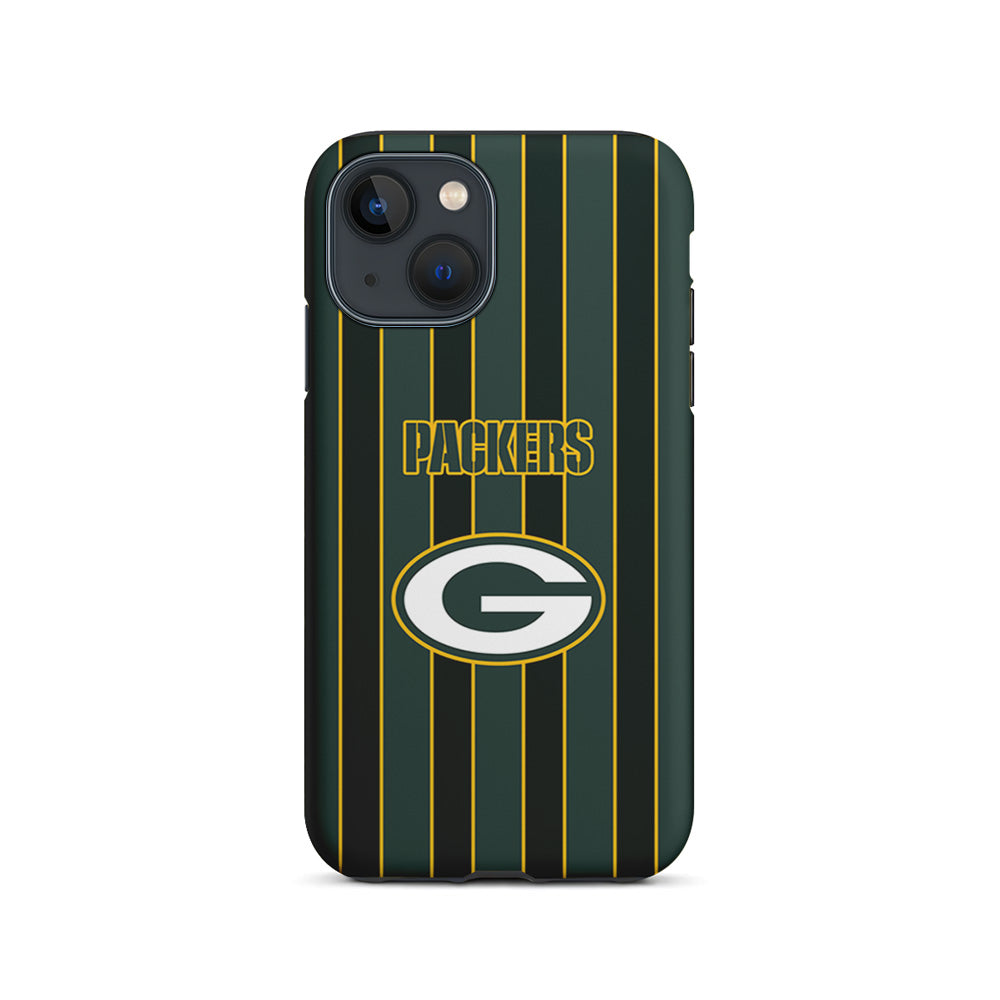 NFL Green Bay Packers Yellow Line iPhone 15 Plus Case