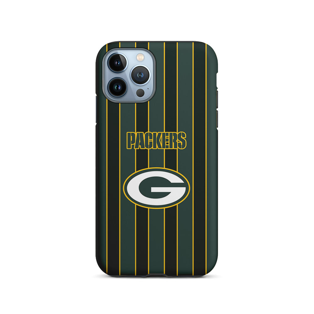 NFL Green Bay Packers Yellow Line iPhone 15 Pro Case