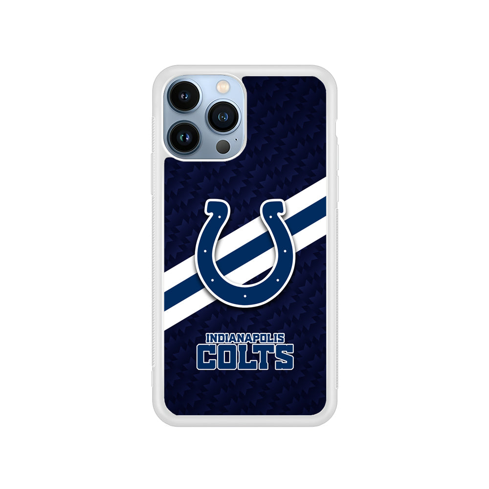 NFL Indianapolis Colts Stripe iPhone 15 Pro Case