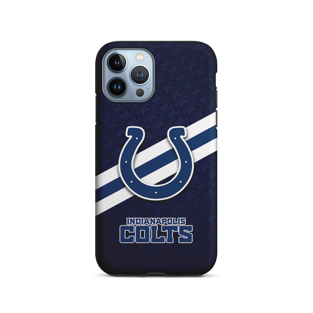 NFL Indianapolis Colts Stripe iPhone 15 Pro Case