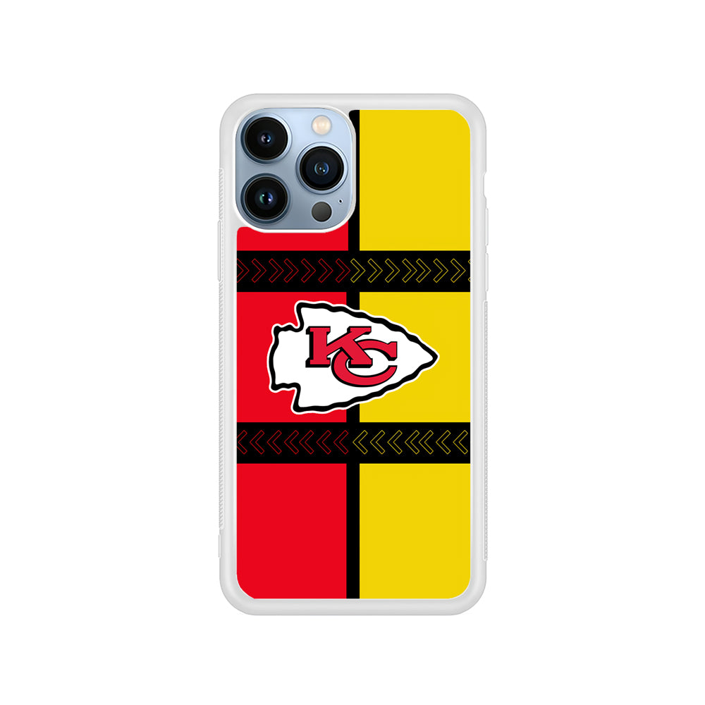 NFL Kansas City Chiefs Colorful iPhone 14 Pro Case