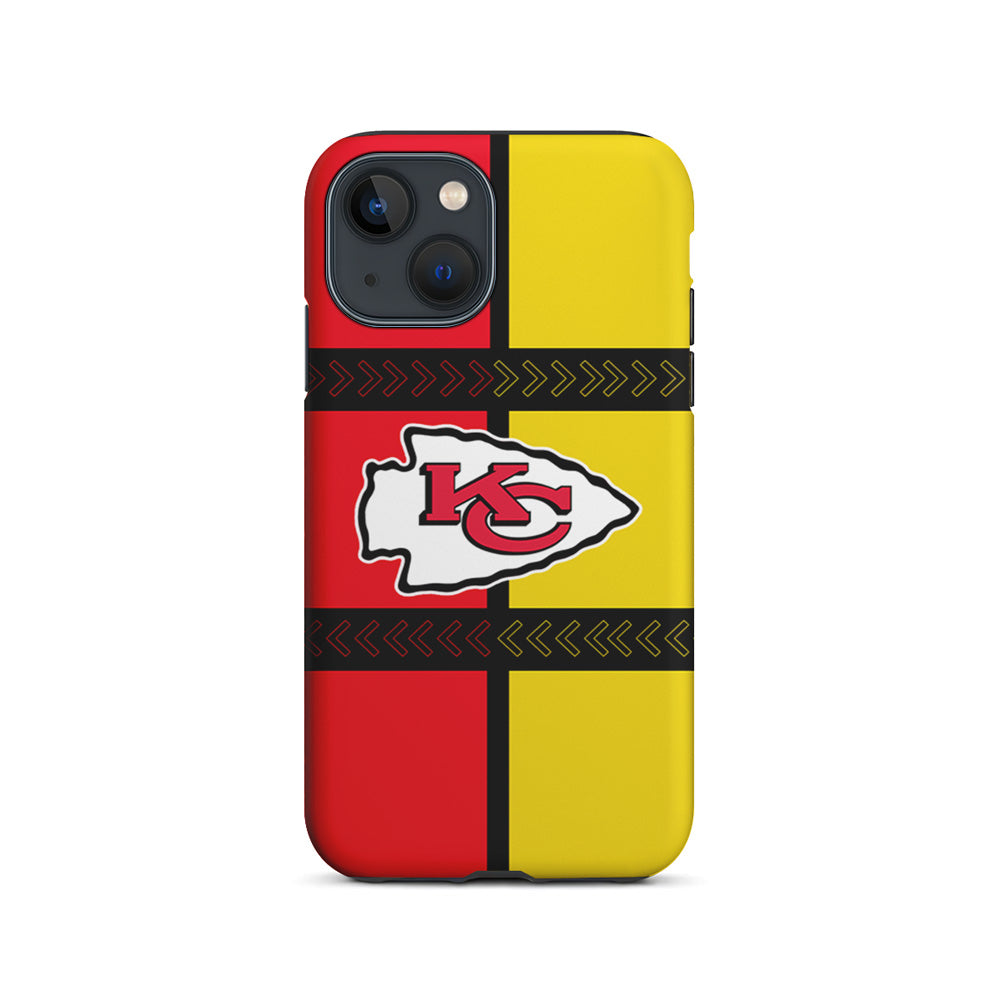 NFL Kansas City Chiefs Colorful iPhone 15 Plus Case