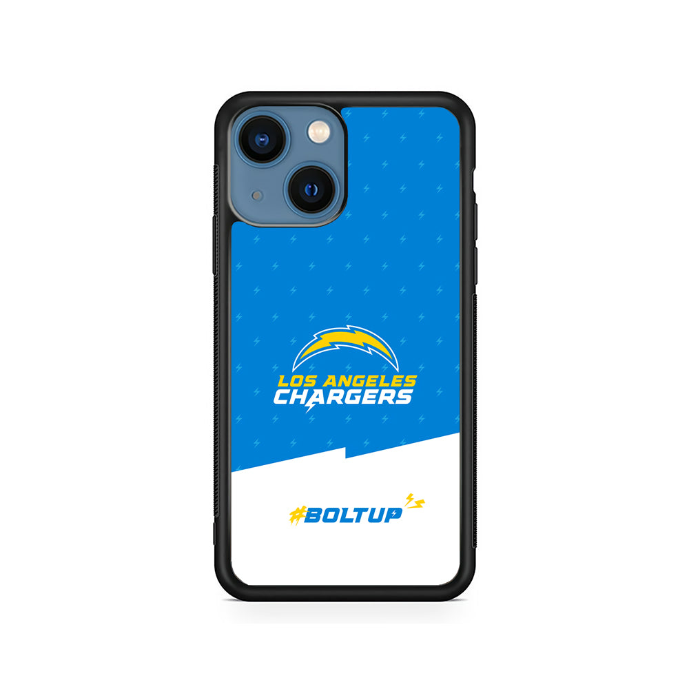 NFL Los Angeles Chargers Pattern iPhone 15 Plus Case