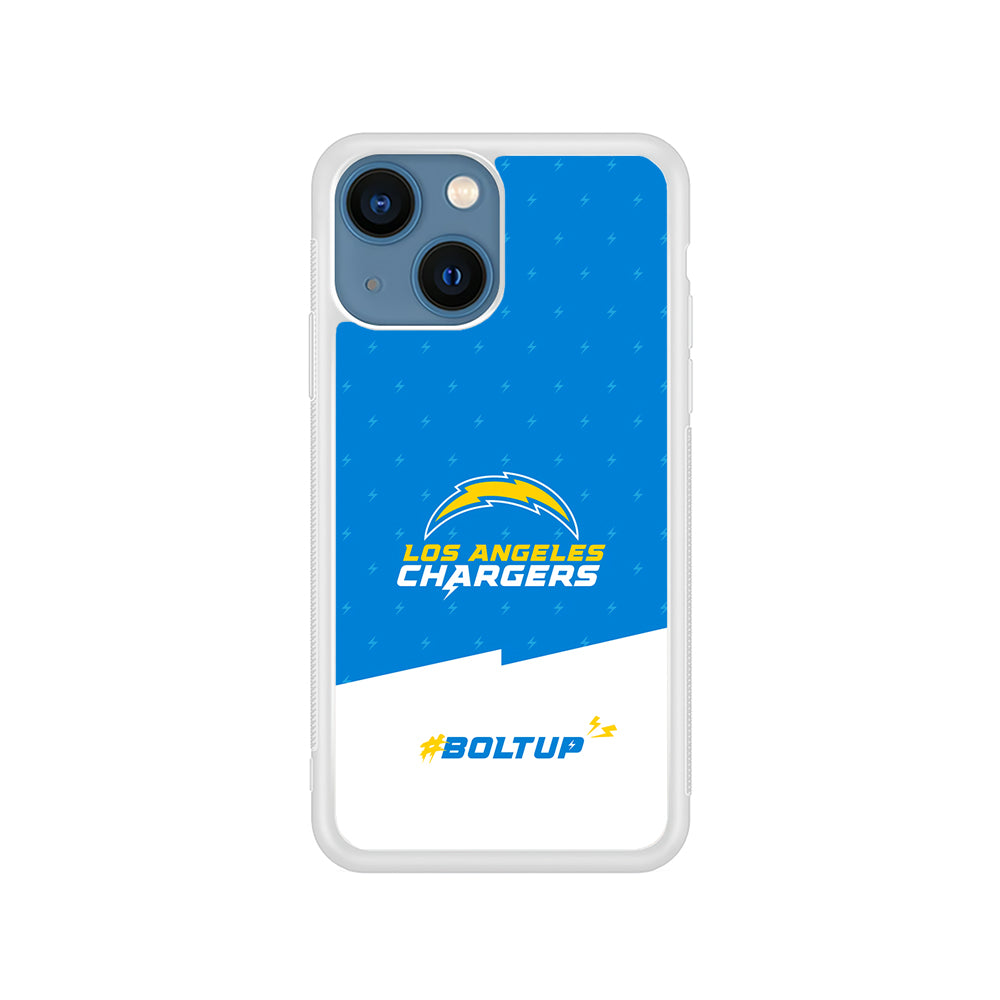 NFL Los Angeles Chargers Pattern iPhone 15 Plus Case