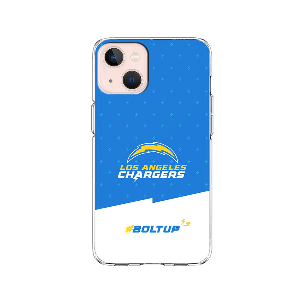 NFL Los Angeles Chargers Pattern iPhone 15 Plus Case