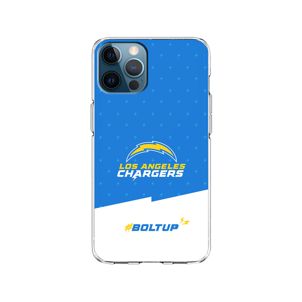 NFL Los Angeles Chargers Pattern iPhone 15 Pro Case