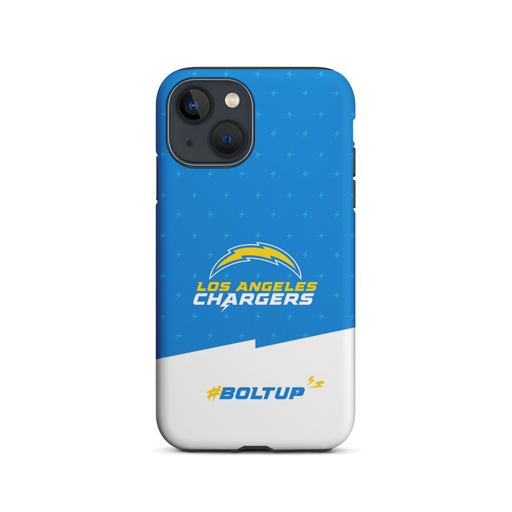 NFL Los Angeles Chargers Pattern iPhone 15 Plus Case