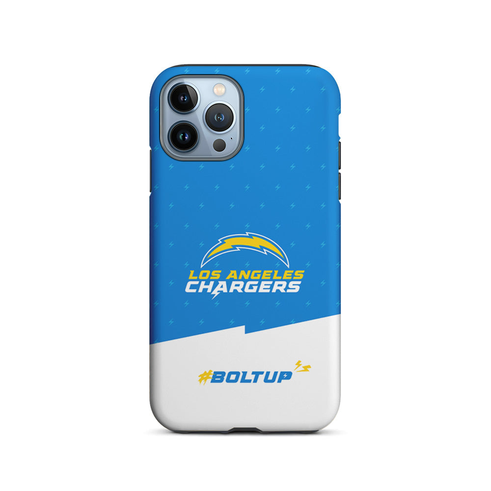 NFL Los Angeles Chargers Pattern iPhone 15 Pro Case