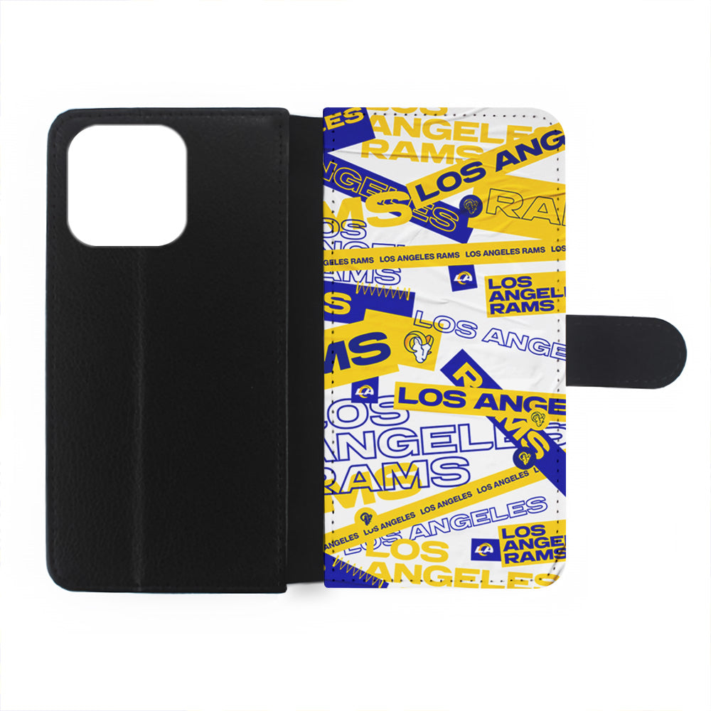 NFL Los Angeles Rams Logo Pattern iPhone 15 Plus Case