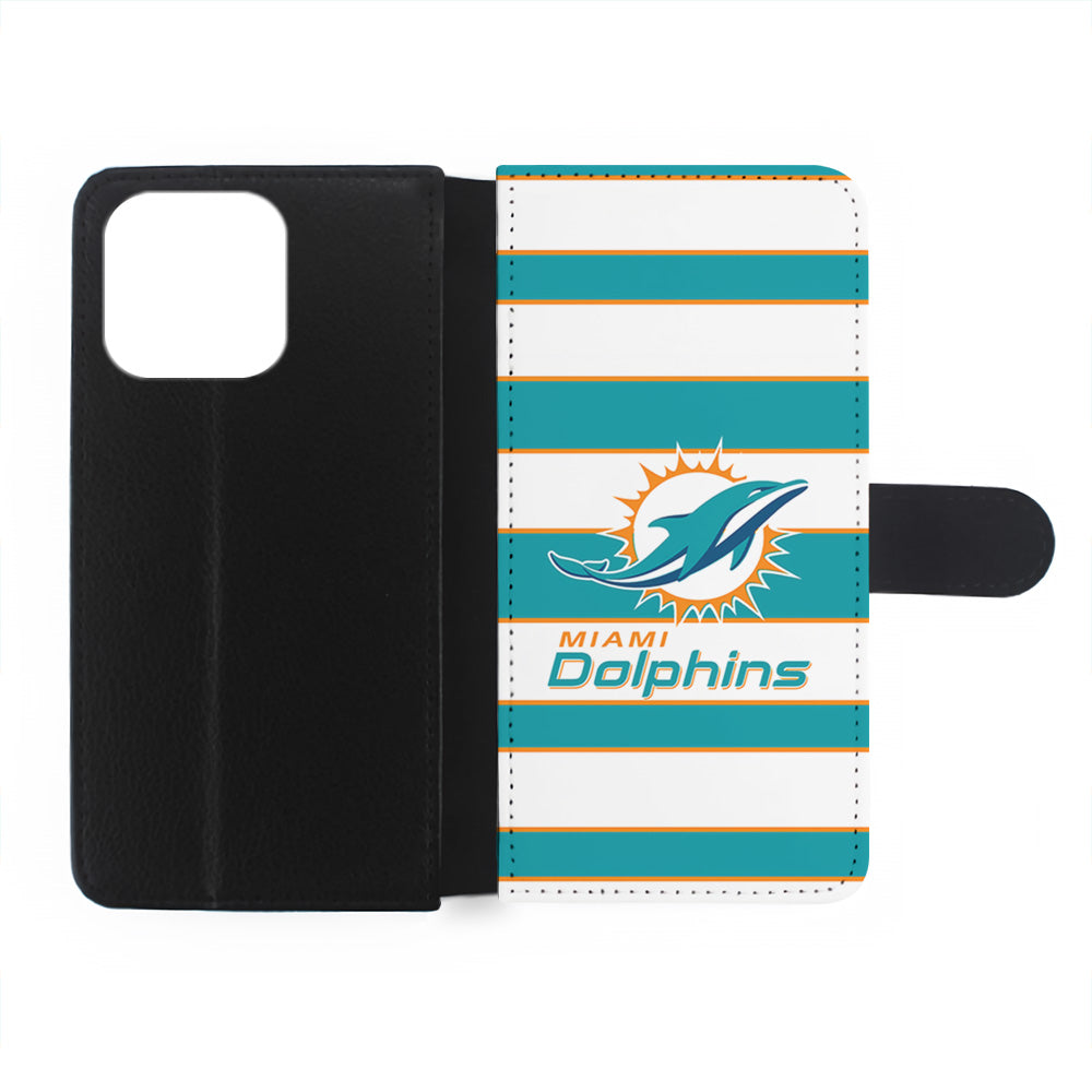 NFL Miami Dolphins White Stripe iPhone 15 Plus Case