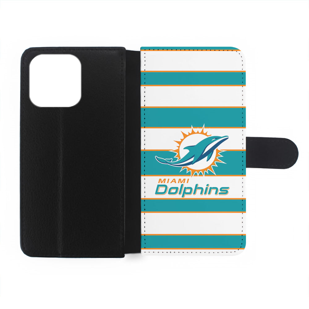 NFL Miami Dolphins White Stripe iPhone 15 Pro Case