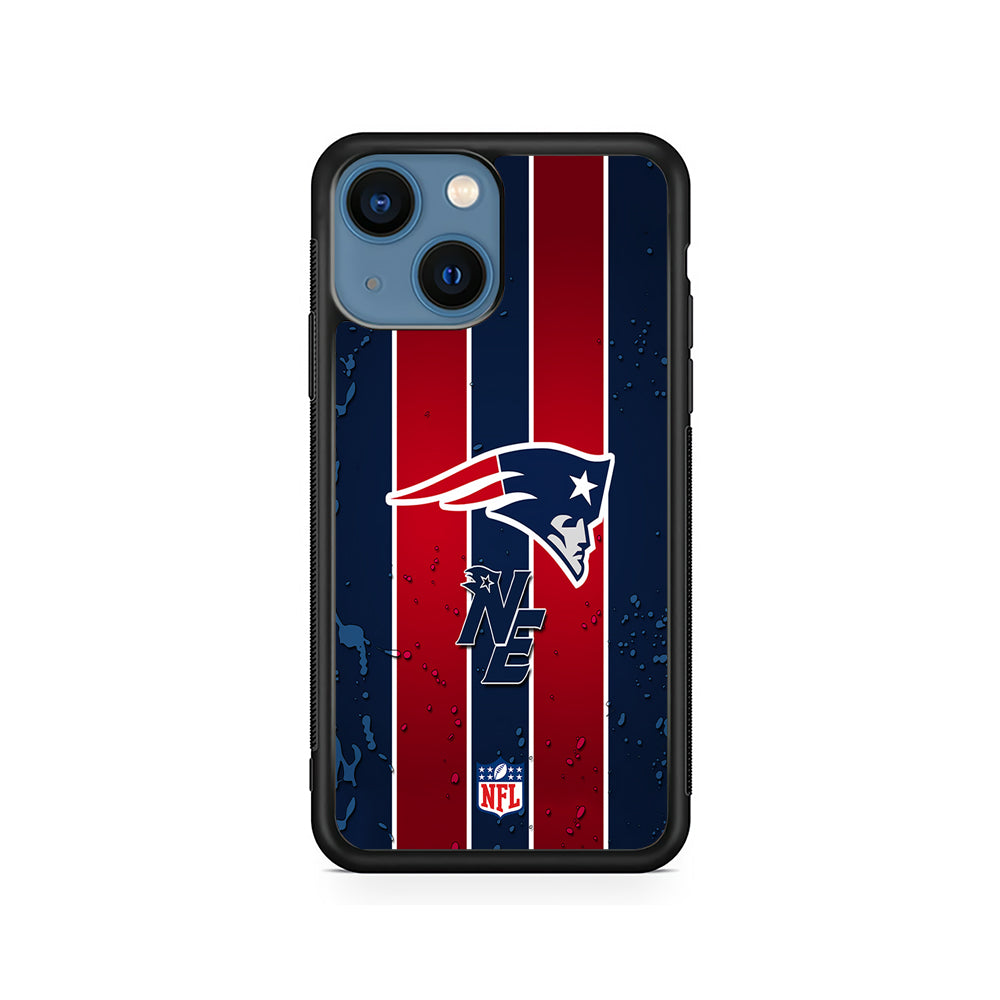 NFL New England Patriots Flag Line iPhone 15 Plus Case