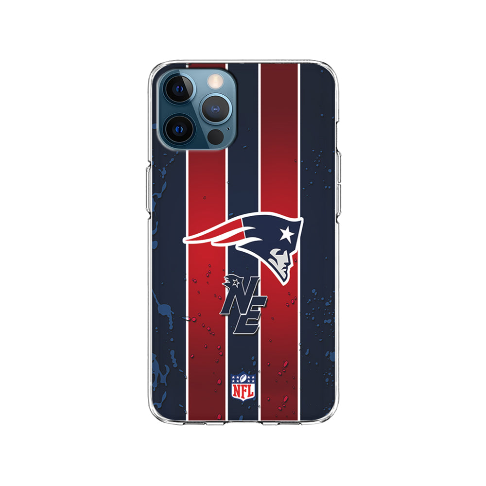 NFL New England Patriots Flag Line iPhone 14 Pro Case