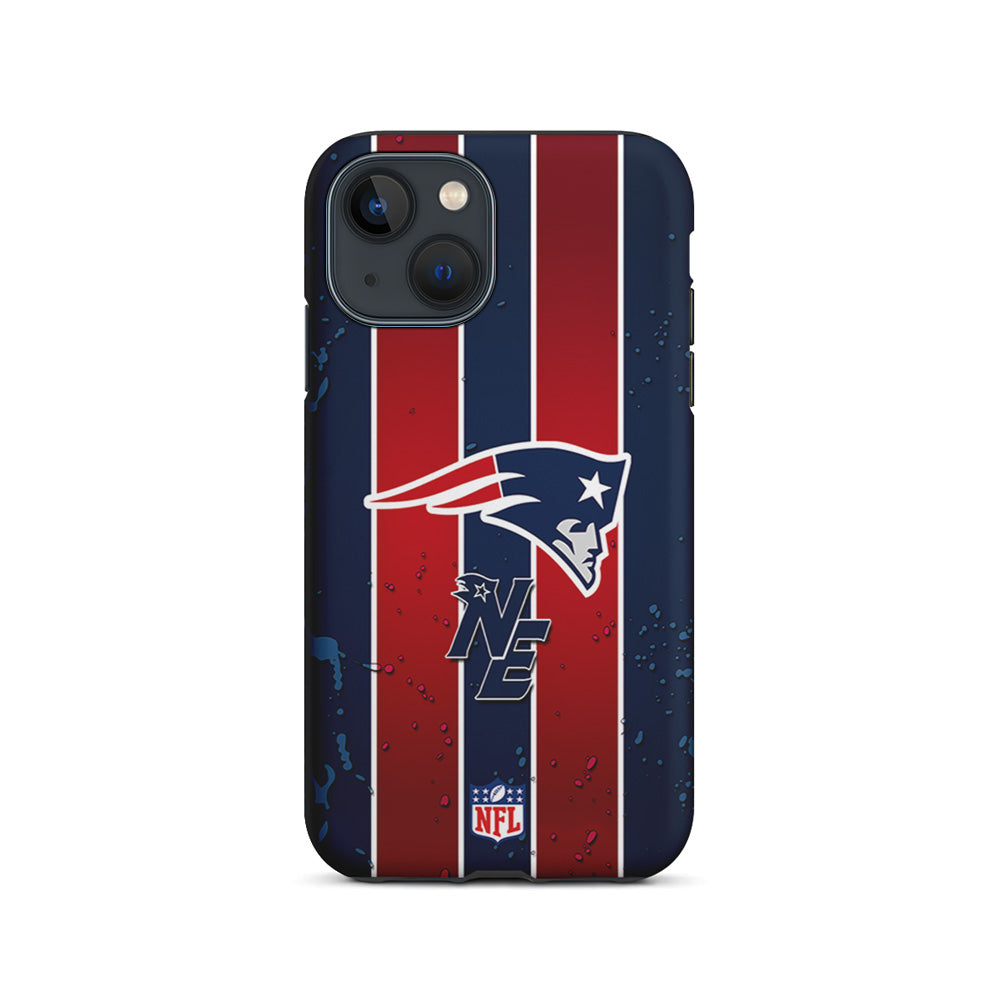 NFL New England Patriots Flag Line iPhone 15 Plus Case