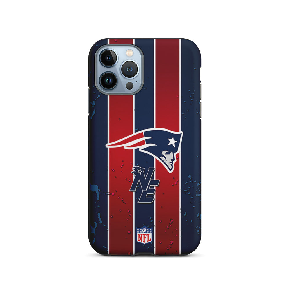 NFL New England Patriots Flag Line iPhone 14 Pro Case