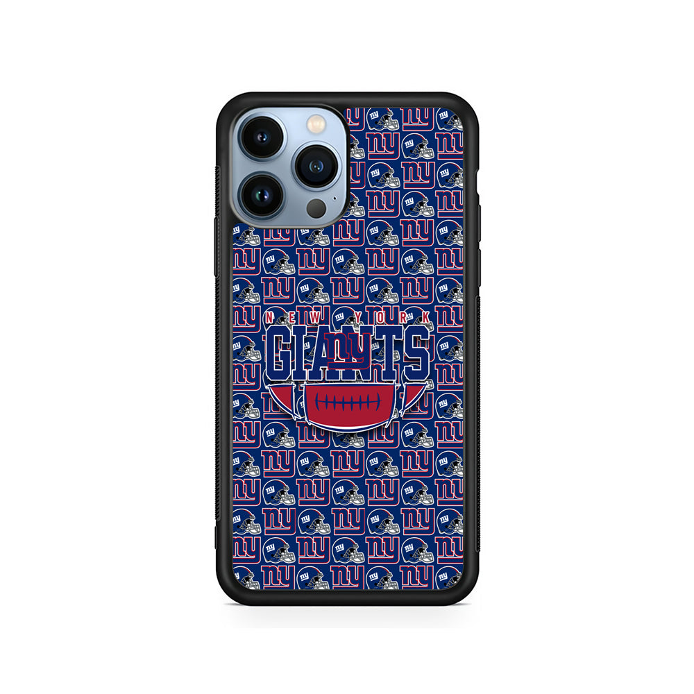 NFL New York Giants Wall Patern iPhone 15 Pro Case