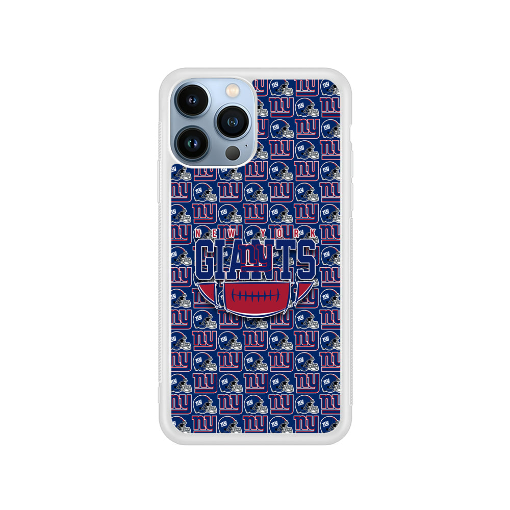 NFL New York Giants Wall Patern iPhone 15 Pro Case