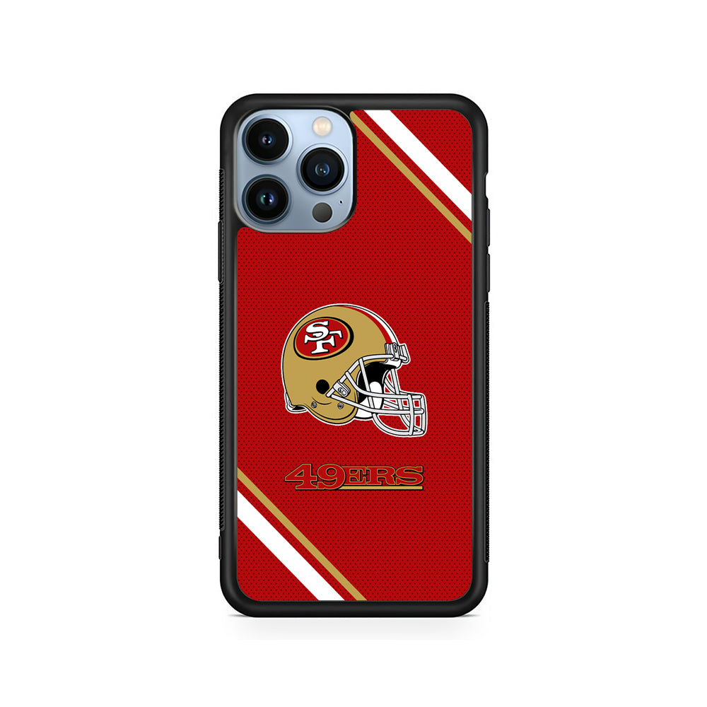 NFL San Francisco 49ers Helmet iPhone 15 Pro Case