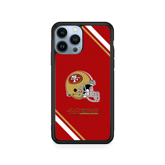 NFL San Francisco 49ers Helmet iPhone 15 Pro Case