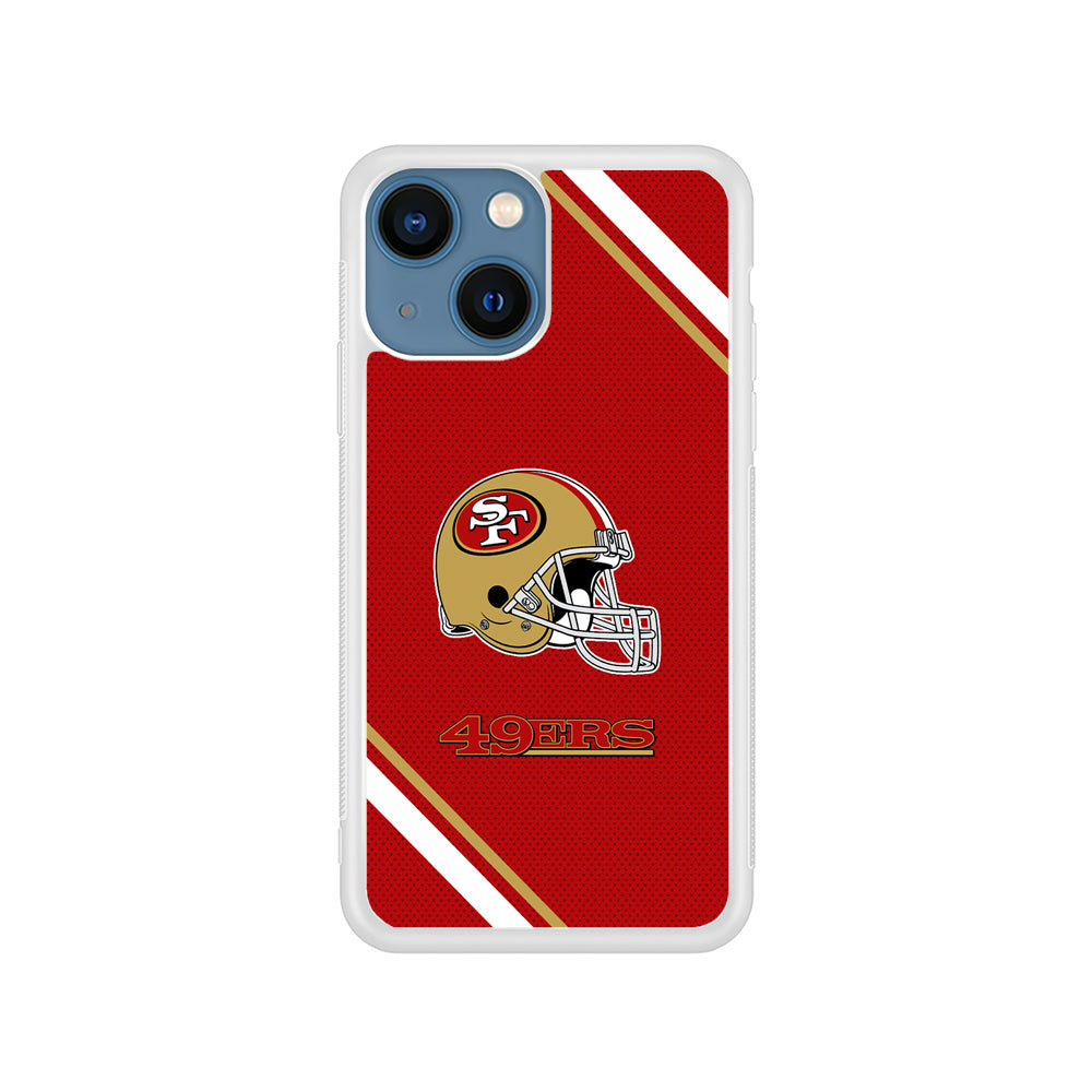 NFL San Francisco 49ers Helmet iPhone 13 Mini Case