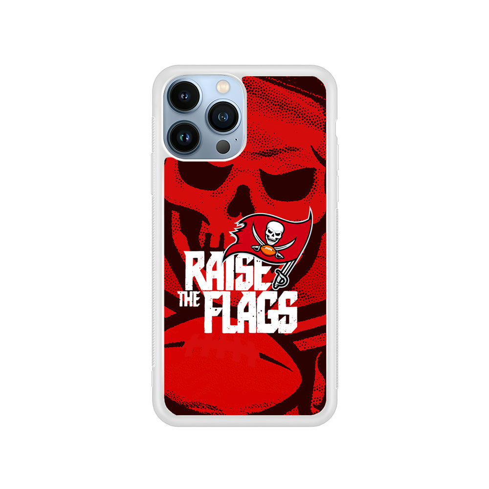 NFL Tampa Bay Buccaneers Flags iPhone 15 Pro Case