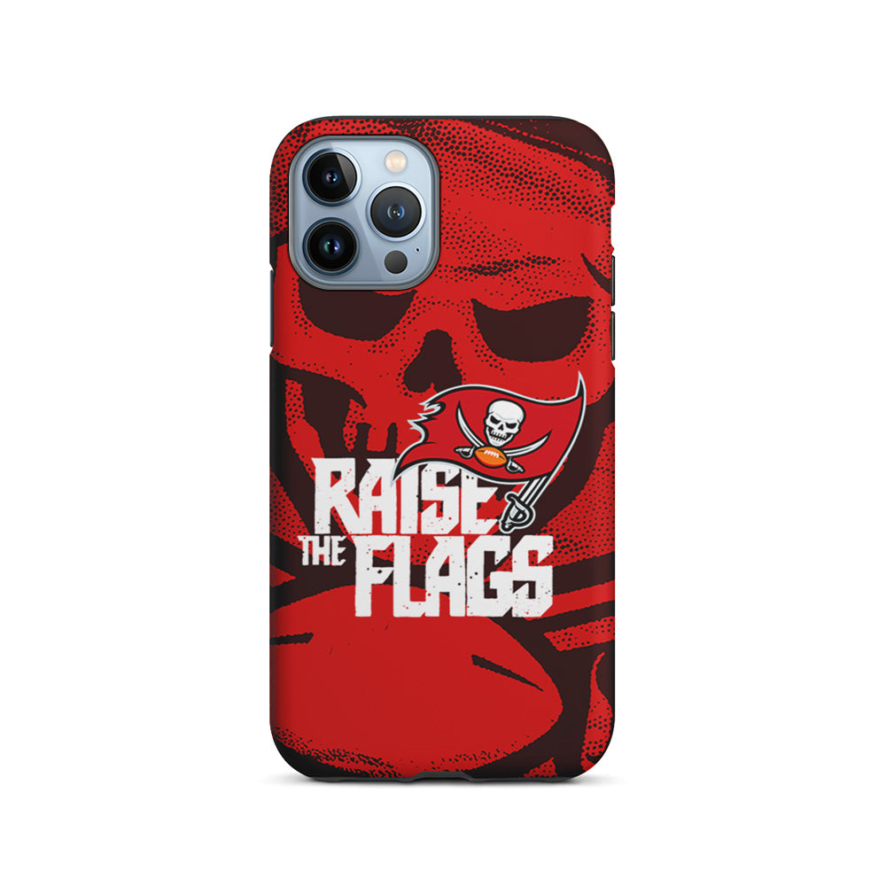 NFL Tampa Bay Buccaneers Flags iPhone 15 Pro Case