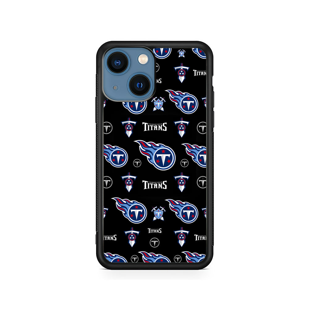 NFL Tennessee Titans Pattern iPhone 15 Plus Case