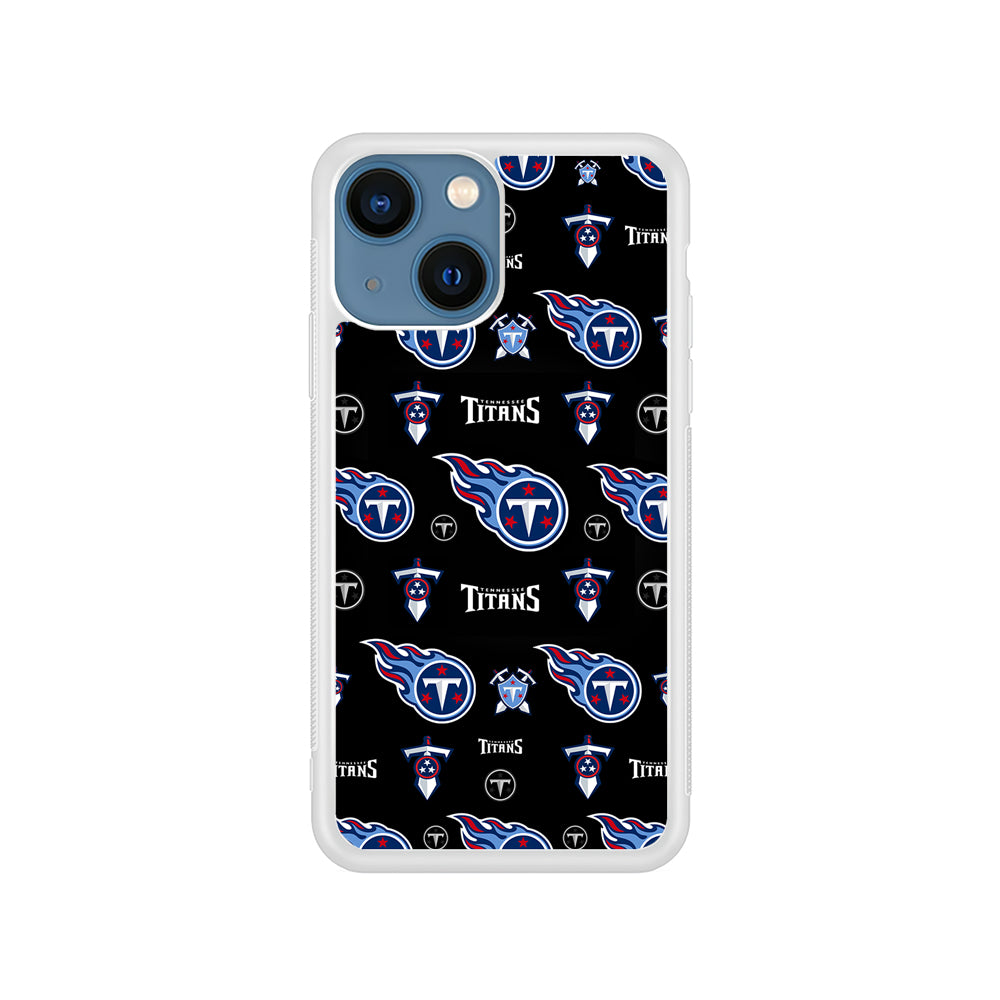 NFL Tennessee Titans Pattern iPhone 15 Plus Case