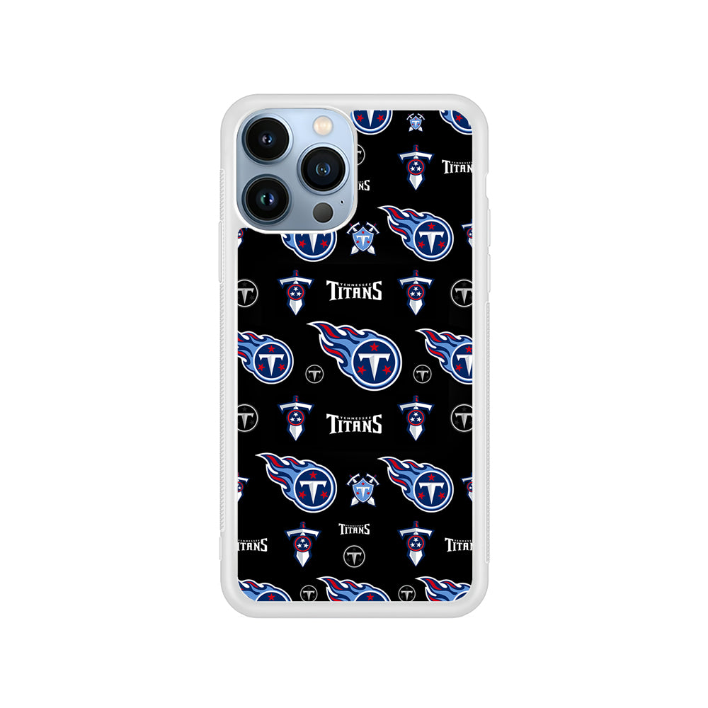 NFL Tennessee Titans Pattern iPhone 15 Pro Case