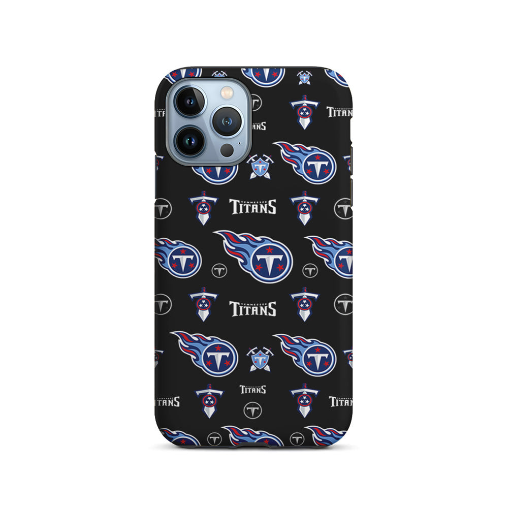 NFL Tennessee Titans Pattern iPhone 15 Pro Case