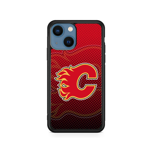 NHL Calgary Flames Dot iPhone 13 Mini Case