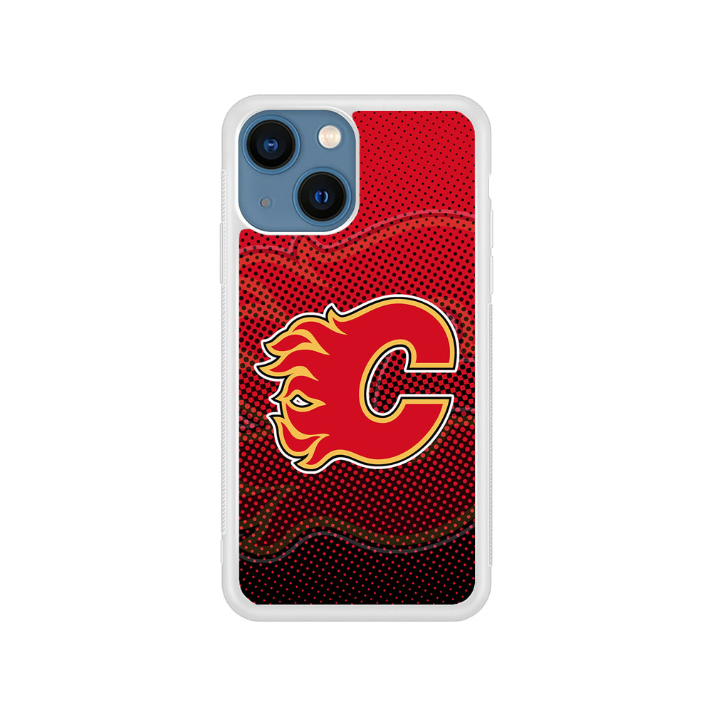 NHL Calgary Flames Dot iPhone 13 Mini Case