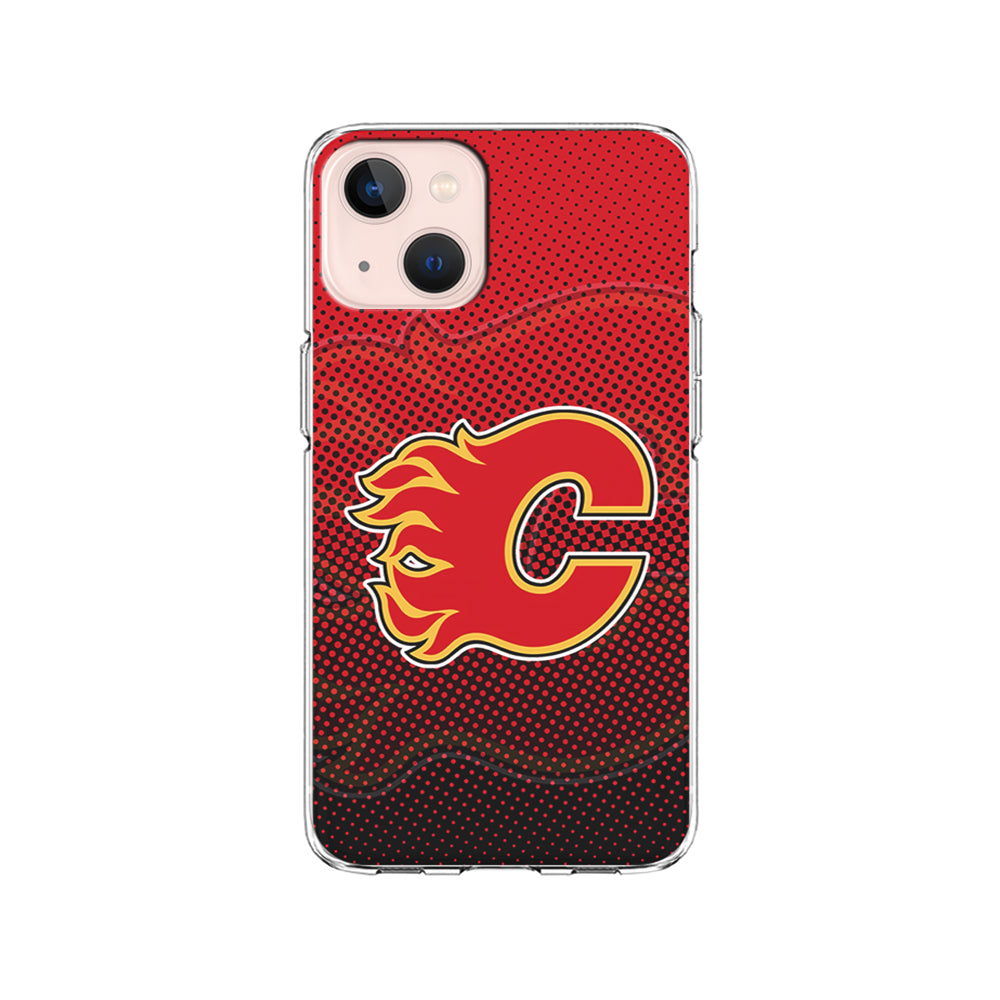 NHL Calgary Flames Dot iPhone 13 Mini Case