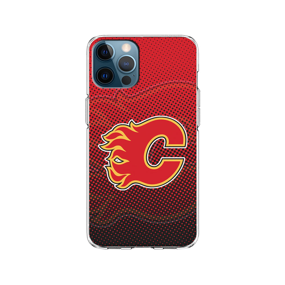 NHL Calgary Flames Dot iPhone 15 Pro Case