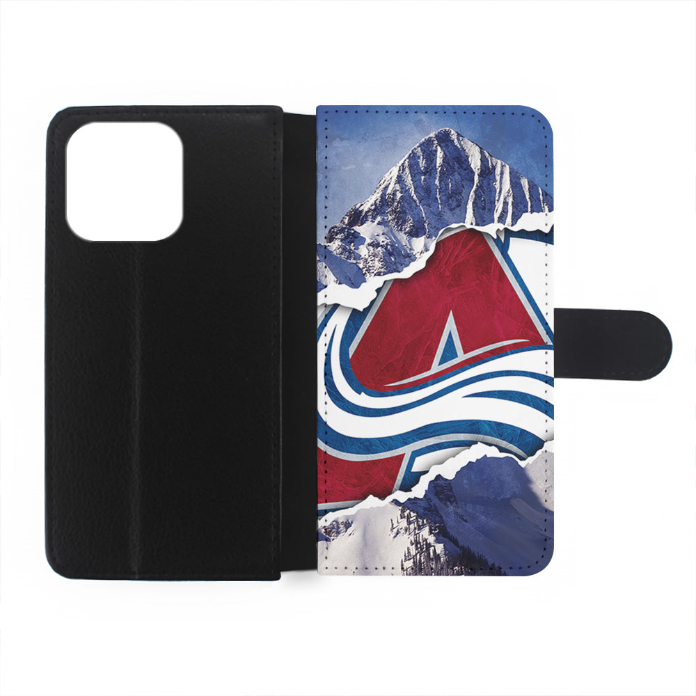 NHL Colorado Avalanche Mountains iPhone 15 Plus Case