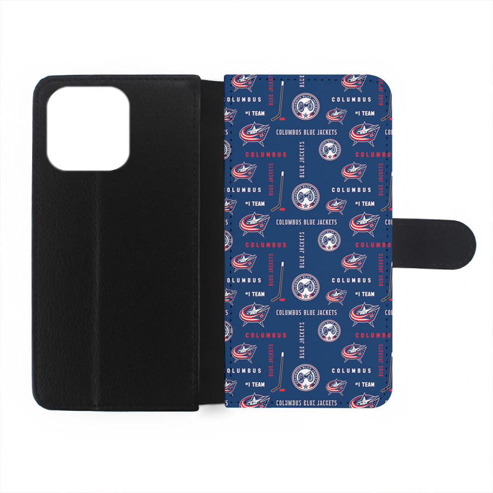 NHL Columbus Blue Jackets Design iPhone 15 Pro Case