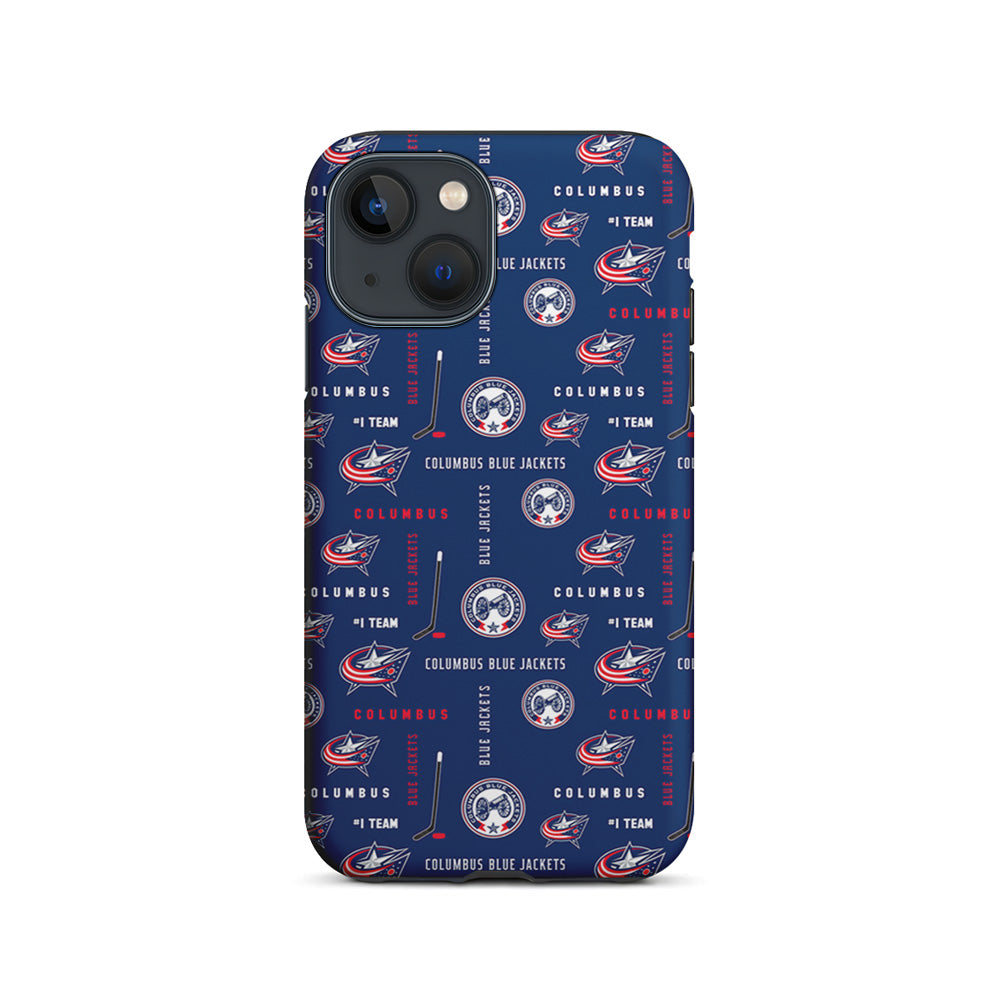 NHL Columbus Blue Jackets Design iPhone 13 Mini Case