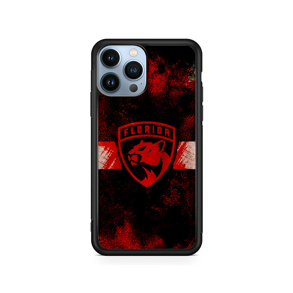 NHL Florida Panthers Abstract iPhone 15 Pro Case