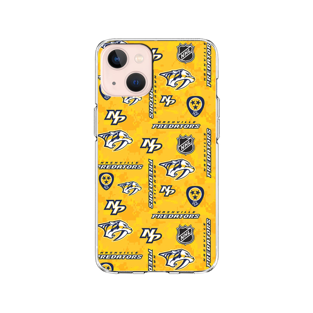 NHL Nashville Predators Pixel iPhone 15 Plus Case