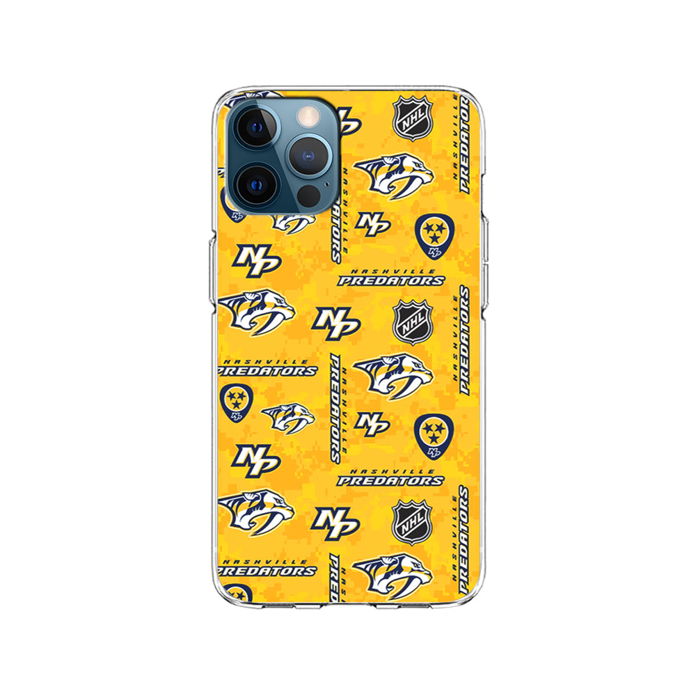 NHL Nashville Predators Pixel iPhone 15 Pro Case