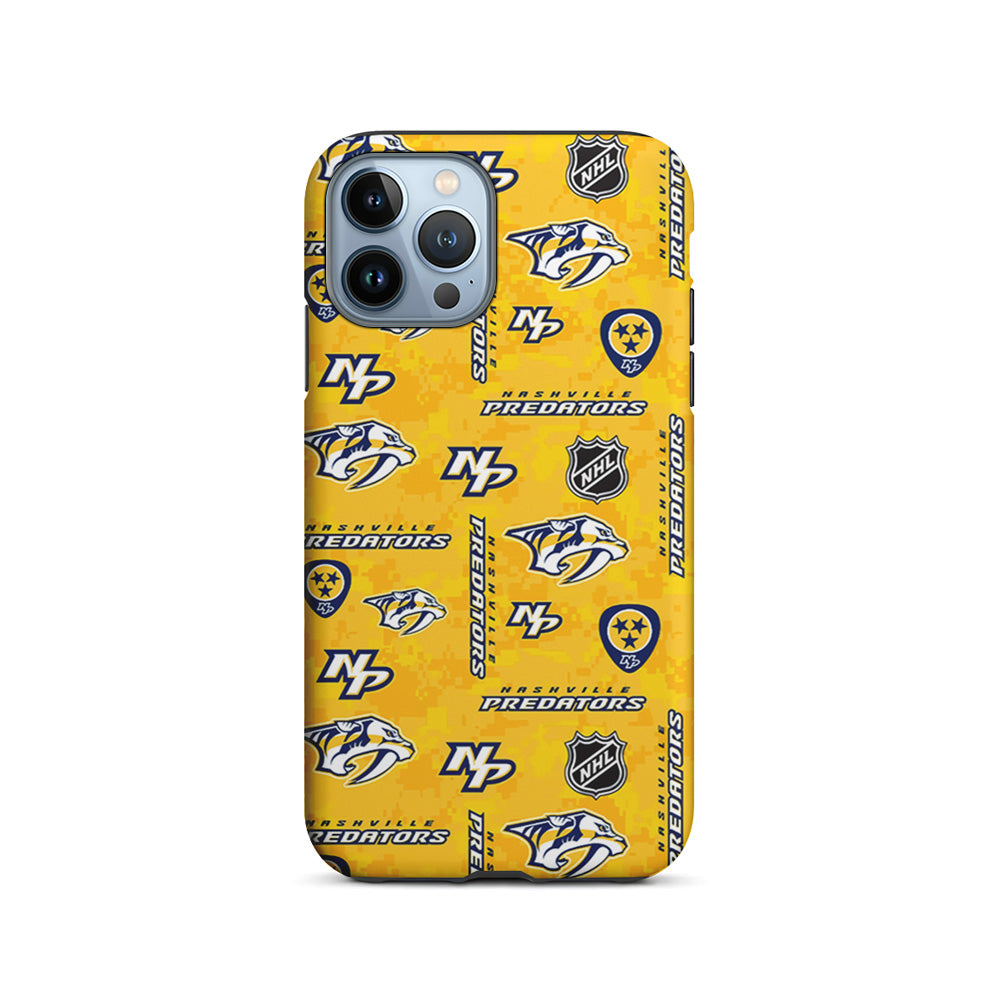 NHL Nashville Predators Pixel iPhone 15 Pro Case