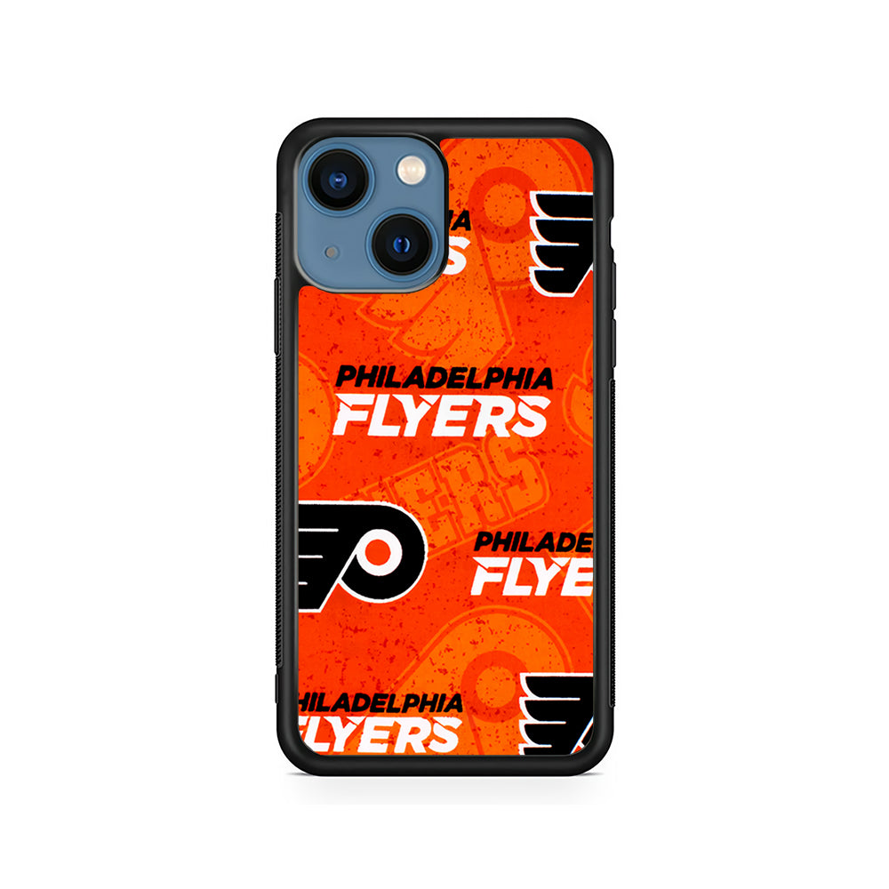 NHL Philadelphia Flyers Pattern iPhone 15 Plus Case